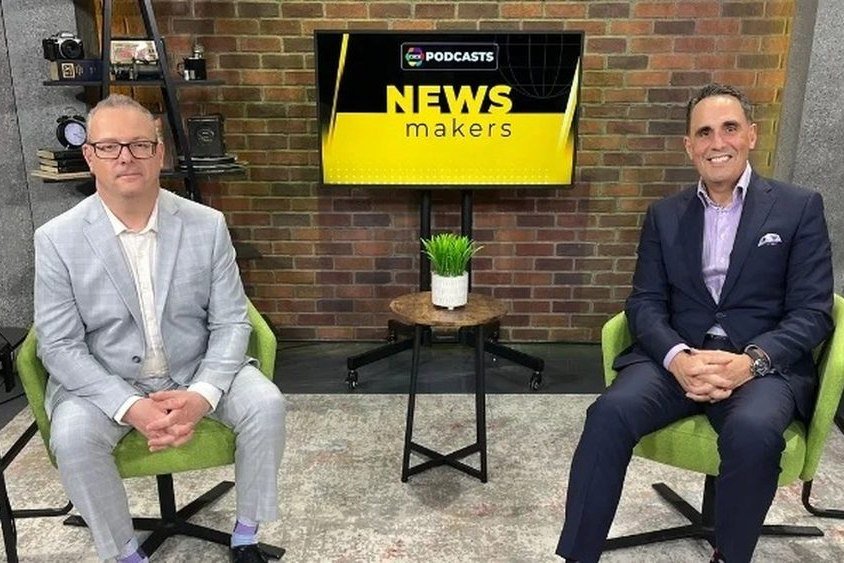 Louis Frapporti in the Newsmakers studio