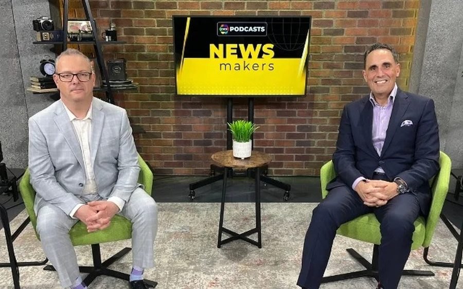 Louis Frapporti in the Newsmakers studio
