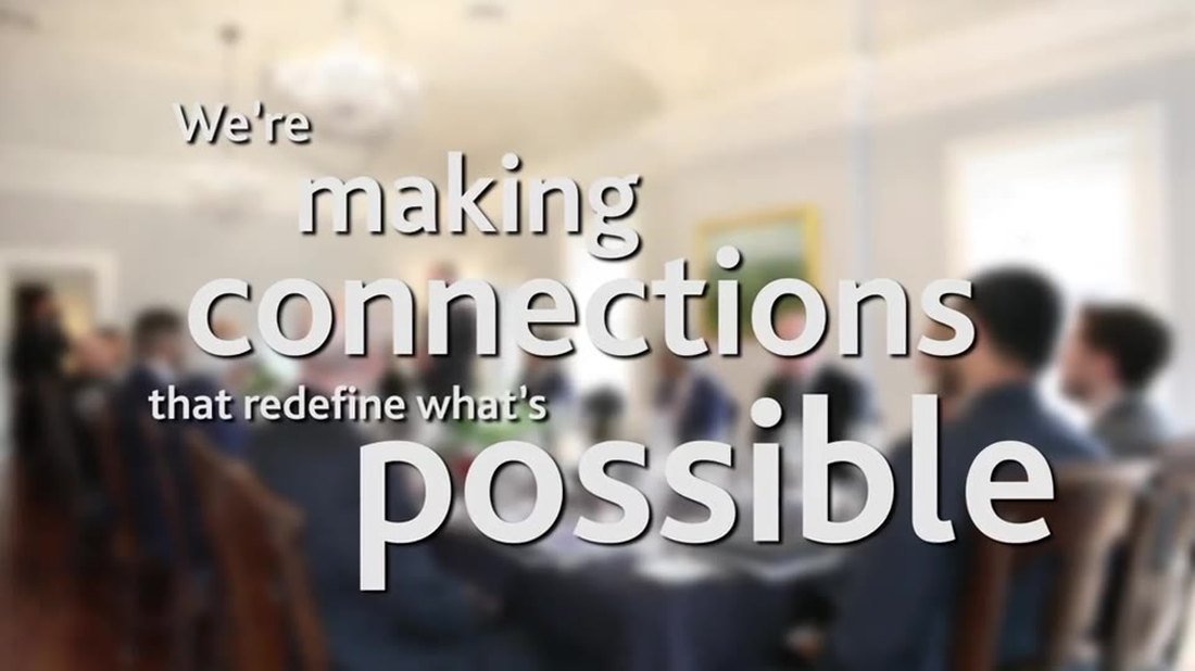 Still from the Gowling WLG film, captioned: we're making connections that redefine what's possible
